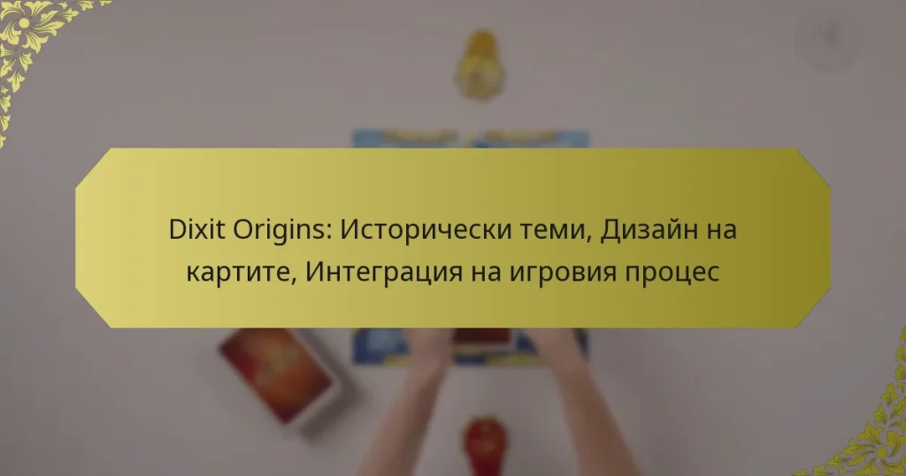 Dixit Origins: Исторически теми, Дизайн на картите, Интеграция на игровия процес