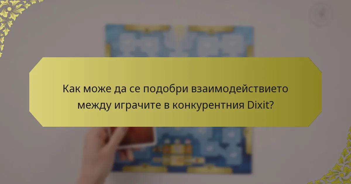 Как може да се подобри взаимодействието между играчите в конкурентния Dixit?